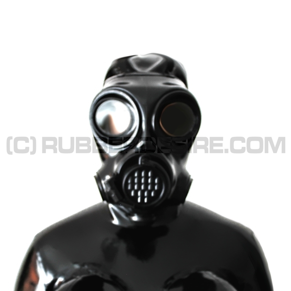 Deluxe Gasmaskenzipperhaube HR-OM mit Sprechmembran - Modell OM90-CM-7-M - sofort lieferbar in Größe S